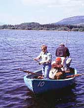 Fishing, Lake of Mentieth, Trossachs, Scotland - 14k